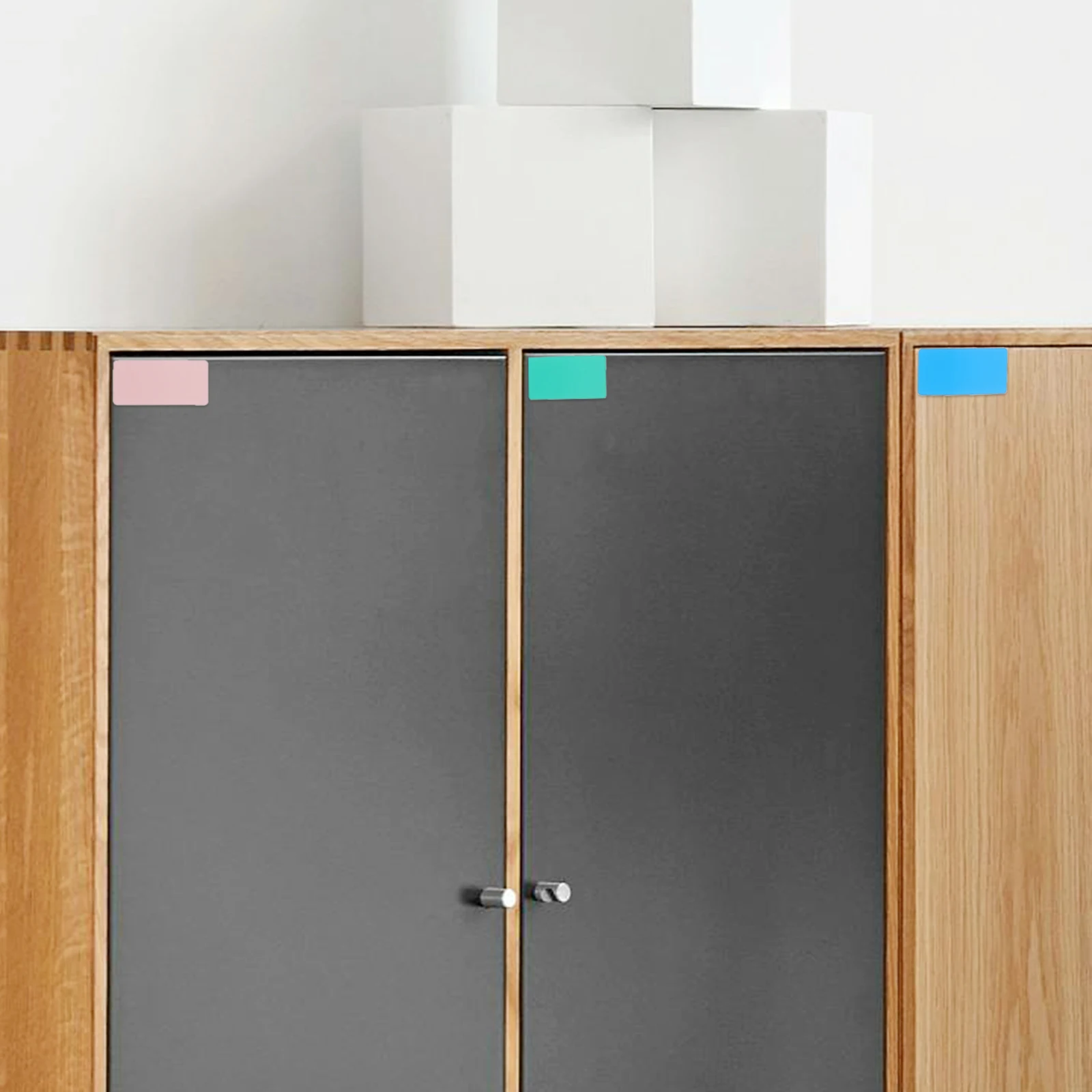 

3 Rolls Thermal Label Paper Self-adhesive Stickers Labels for Printer Name Synthetic Foldable