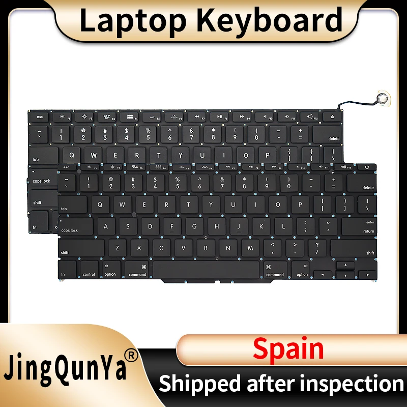 

Spanish Layout Keyboard for Macbook Pro Retina Air 11 13 15 16 17 inches A1286 A1369 A1466 A1278 A1398 A1370 A1465 A1297 A1502