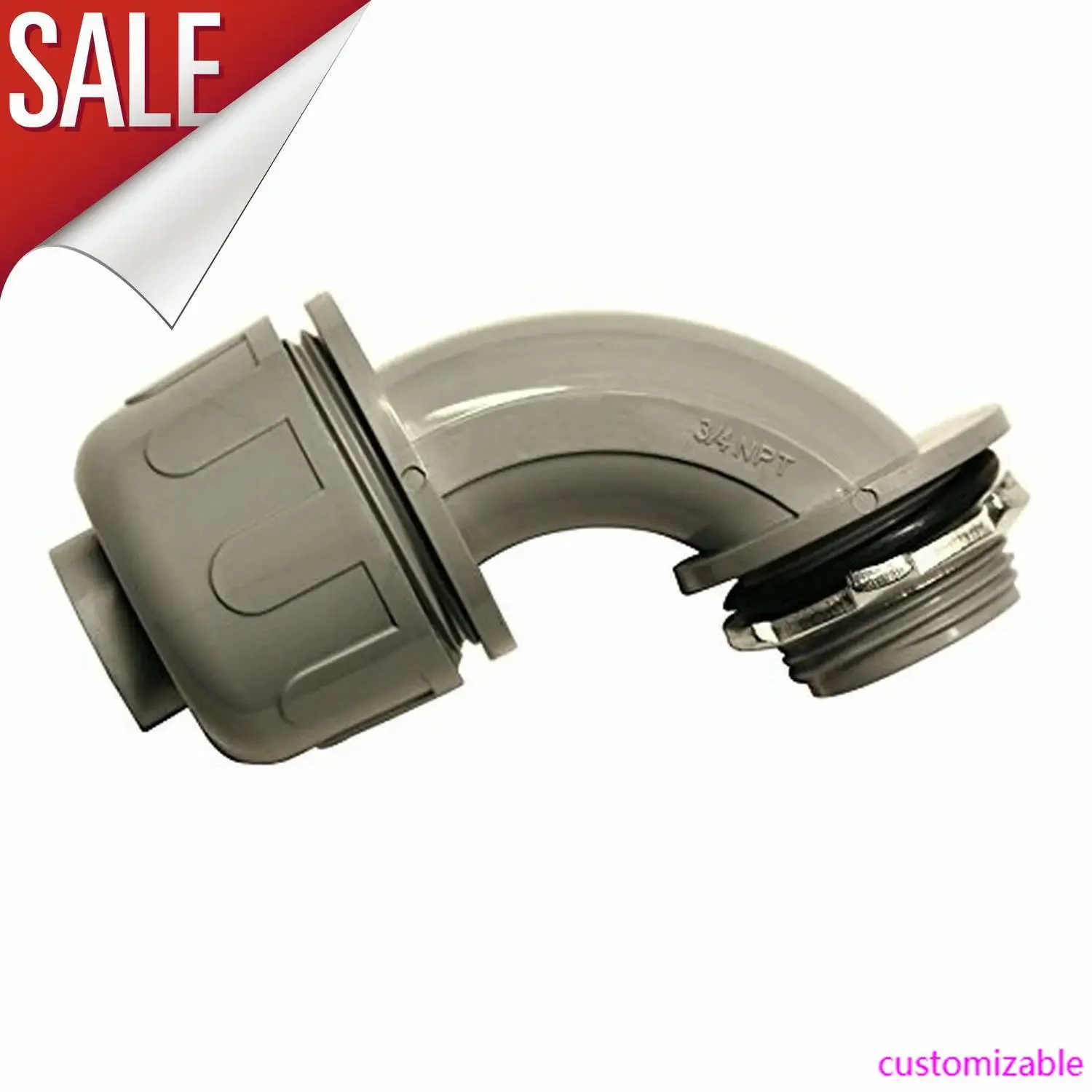90 Degree Liquid Tight Connector for Secure Connections