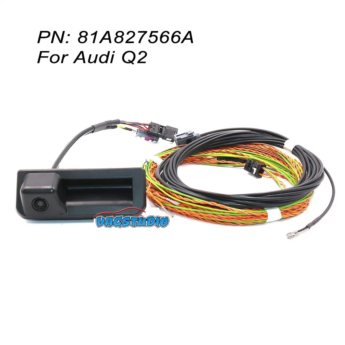 

81A 827 566A Rear View Camera with Highline Guidance Line Wiring Harness 81A827566A For Audi Q2 Q3 F3