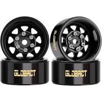 GLOBACT 1.0 Beadlock Wheel Hub Negative Offset -3mm with Brass Ring for TRX4M Axial SCX24 AX24 FMS FCX24 1/18 1/24 RC Parts