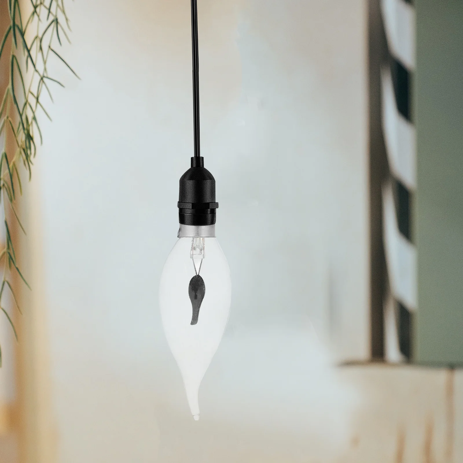 

12Pcs Decorative Flame Tip Flickering Light Bulbs Vintage Style Fire Effect for Home Garden Hotel Cafes