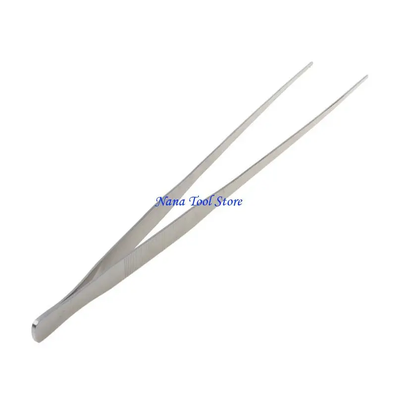 31GJ Aquarium Long Tweezers Stainless Steel Straight Tweezer for Aquatic Plant