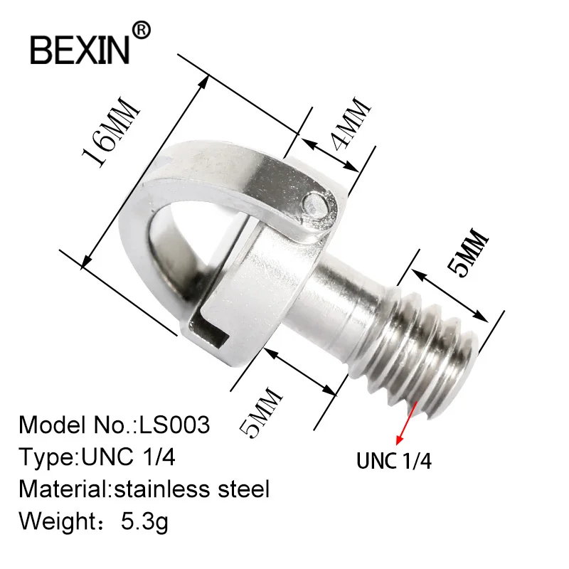 デジタル一眼レフカメラ固定ネジ1/4インチdリングカメラアダプタ用カメラベースプレート接続三脚ヘッド