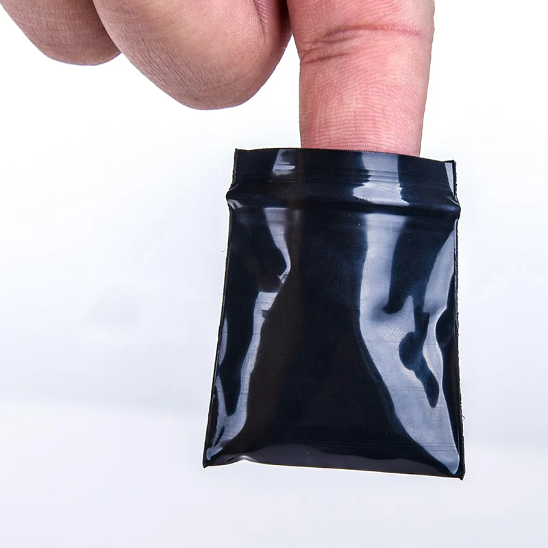 200pcs Reclosable Mini Plastic Zip Lock Package Bags Jewelry Gift Herb Small PE Packaging Storage Bag Flat Pouches