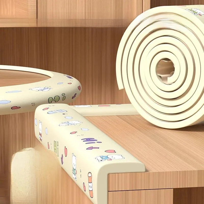 

Детские силиконовые защитные уголки для столов, мягкие угловые накладки для кроватей, противоударные угловые полосы для малышей