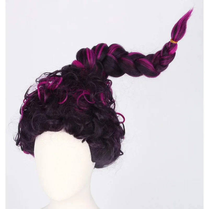 Film Hocus Pocus Winifred Sarah Mary Sanderson perruque sorcière Cosplay cheveux carnaval Halloween jeu de rôle fête Costume perruques + bonnet de perruque