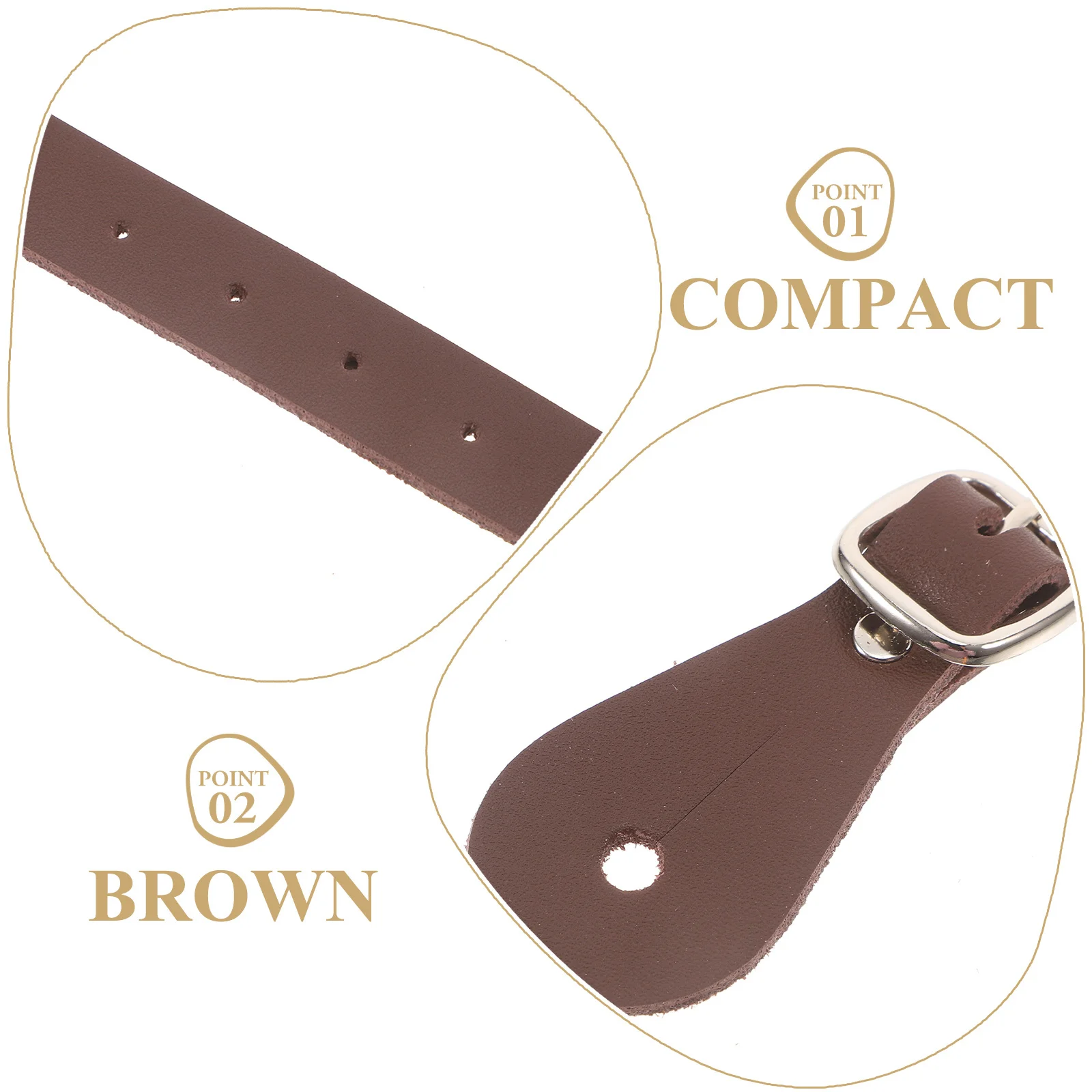 2 قطعة أحزمة ركوب الخيل خمر رجل الغربية قابل للتعديل الأشرطة كاوبوي التمهيد كعب للنساء الفروسية في الهواء الطلق #3