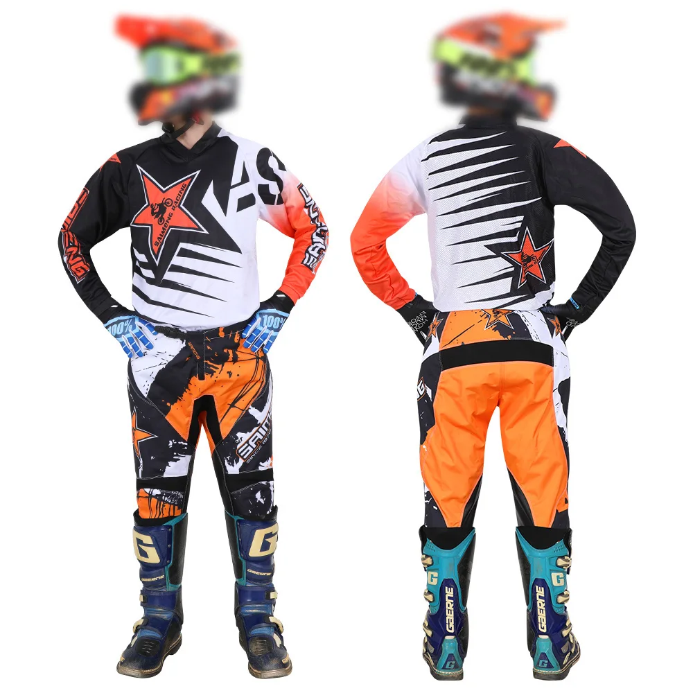 

motocross gear set for kids mountain Downhill racing suit Youth children Jersey Pant Enduro Bicycle boy girl MX MOTO