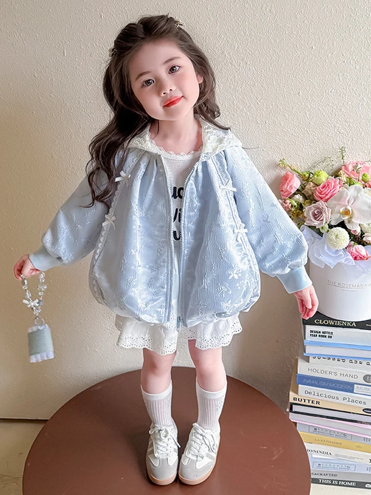 

Новинка 2024, легкая дышащая летняя одежда для защиты от солнца для девочек, верхняя одежда с защитой от ультрафиолета, солнцезащитный костюм с защитой от УФ-лучей