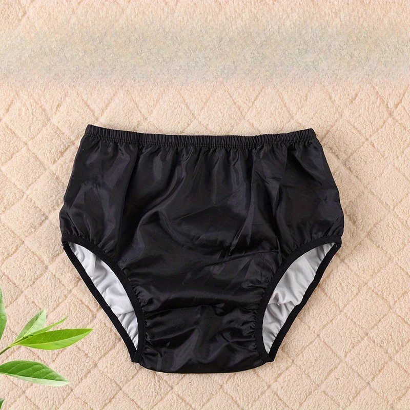Adult Plastic Pants Waterproofs Incontinence Underpants Pull on Cover Pants