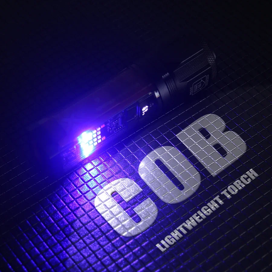 Powerful White Laser LED Flashlight Long Range 1000M Zoom Torch Lamp Solar Powered/USB Charging Outdoor Warning Flashing Light