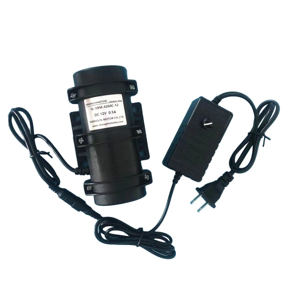 DC12V/24V 0.5A/0.35A Max Vibrating Motor with Governor 2800RPM Double Eccentric DC Vibrating Motor for Warn System Massage Chair