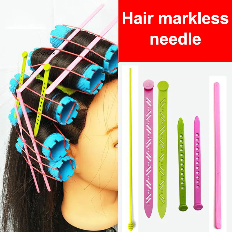 10/20 قطعة مقاطع شعر مقاومة للحرارة من الدرجة الصالونية أدوات تصفيف حرارية بدون تجعد لموجة باردة بيرم ساخن مضادة لربط الشعر