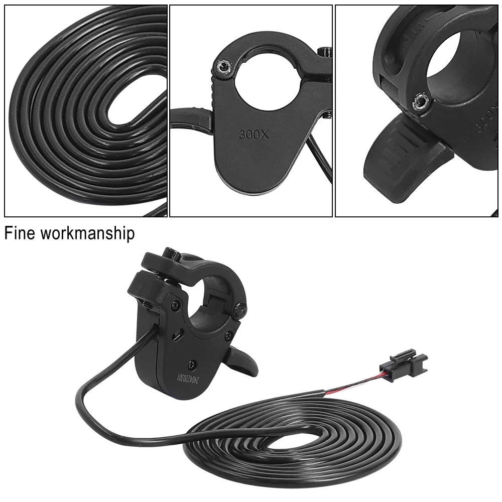 Universal Elektrische Roller Daumen-drossel 300X Rechts/Links Hand Drossel für 24V 36V 48V 72V elektrische Fahrrad Beschleuniger – Detail 12