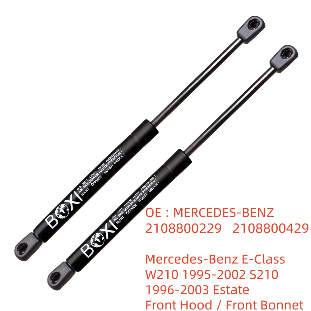 

BOXI 2Pcs Hood Lift Support For Mercedes-Benz E-Class W210 1995-2002 S210 1996 - 2003 Estate 2108800229 2108800429 Lifts Struts