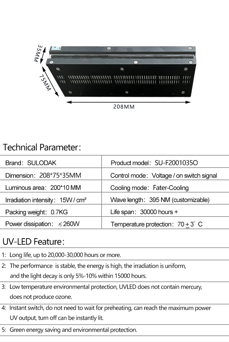 395NM lampada polimerizzante a LED UV raffreddata ad aria set resina UV/PCB olio verde LED asciugatrice macchina erogatrice lampada polimerizzante gel LEDUV