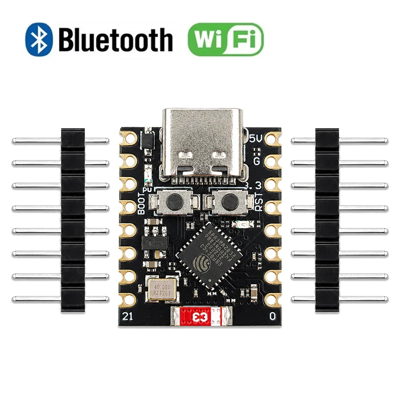 ESP32-C3 Development Board Modules Super Mini Development Board 32-Bit Single-Core Processor Processor ESP32 C3 16Pin USB Type C