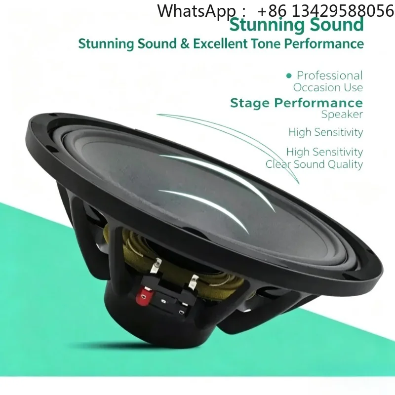 12-inch and 15-inch Neodymium Magnet Mid-low Frequency Speakers for Professional Stage Performances with High-power Line Arrays.