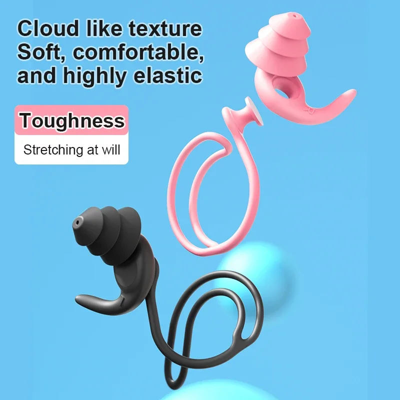 

Swim Ear Plugs Silicone Waterproof Anti-noise Pool Accessories Swimming Earplugs Water Sports Swim Swimming Ear Plugs