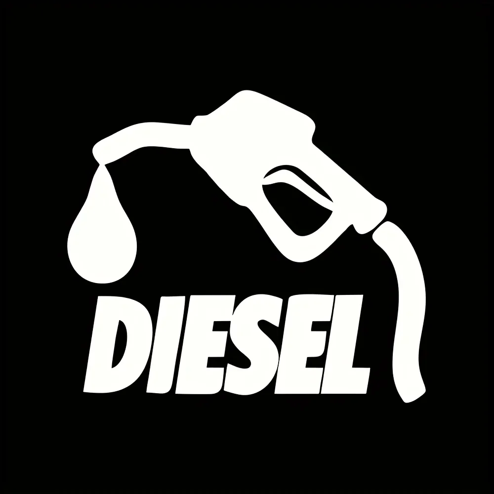 Decorate Auto Cool Diesel Fuel Injector Pump Vinyl Graphic Sticker Waterproof Car Body Trunk Laptop Journal Decal Badge 1PC