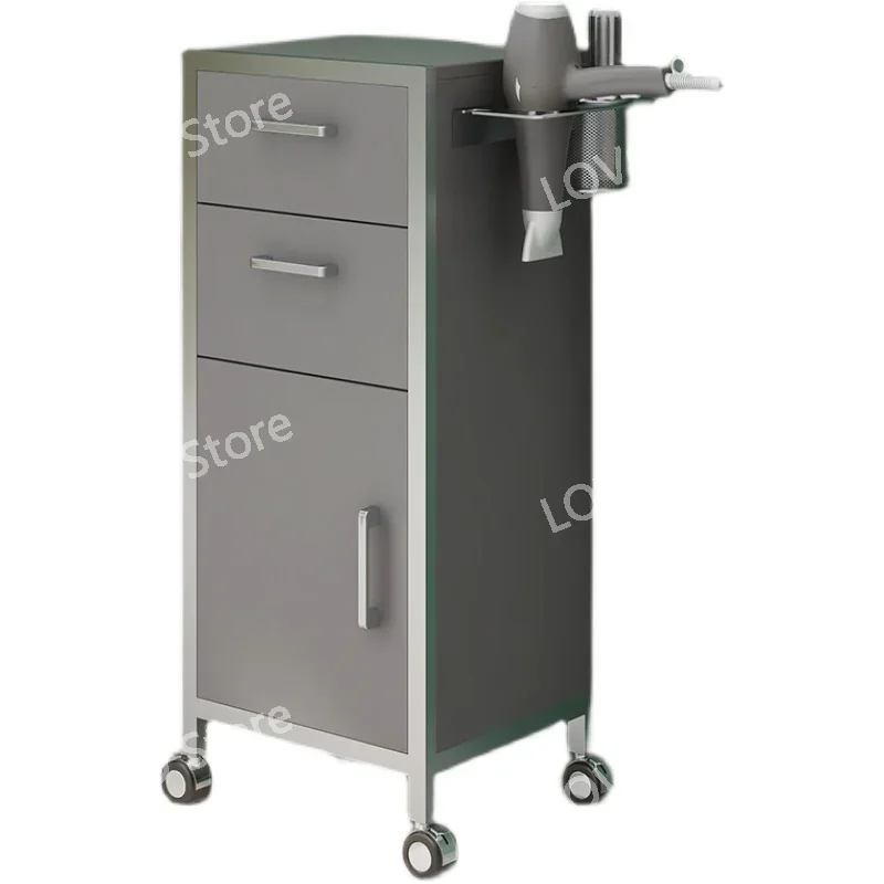 Free installation Barber Shop Tool Cabinet Hair Salon Special  Desk   Shelf  Cart   