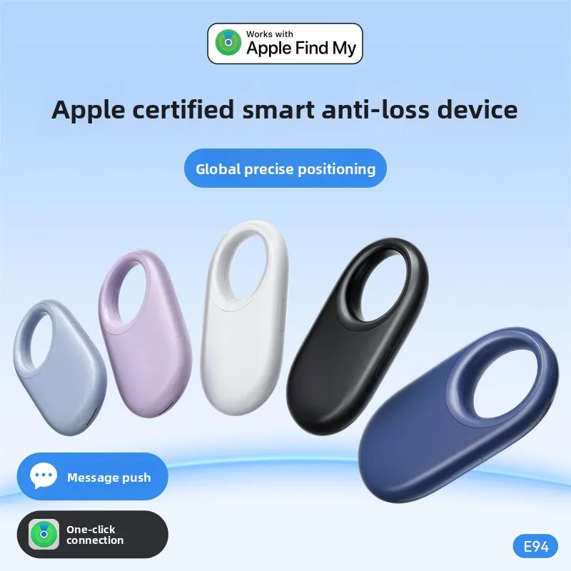 

E94 New Airtag Intelligent Positioning Anti Loss Device For IOS Pet Cat Dog Keychain Key Locator Find My Tracker