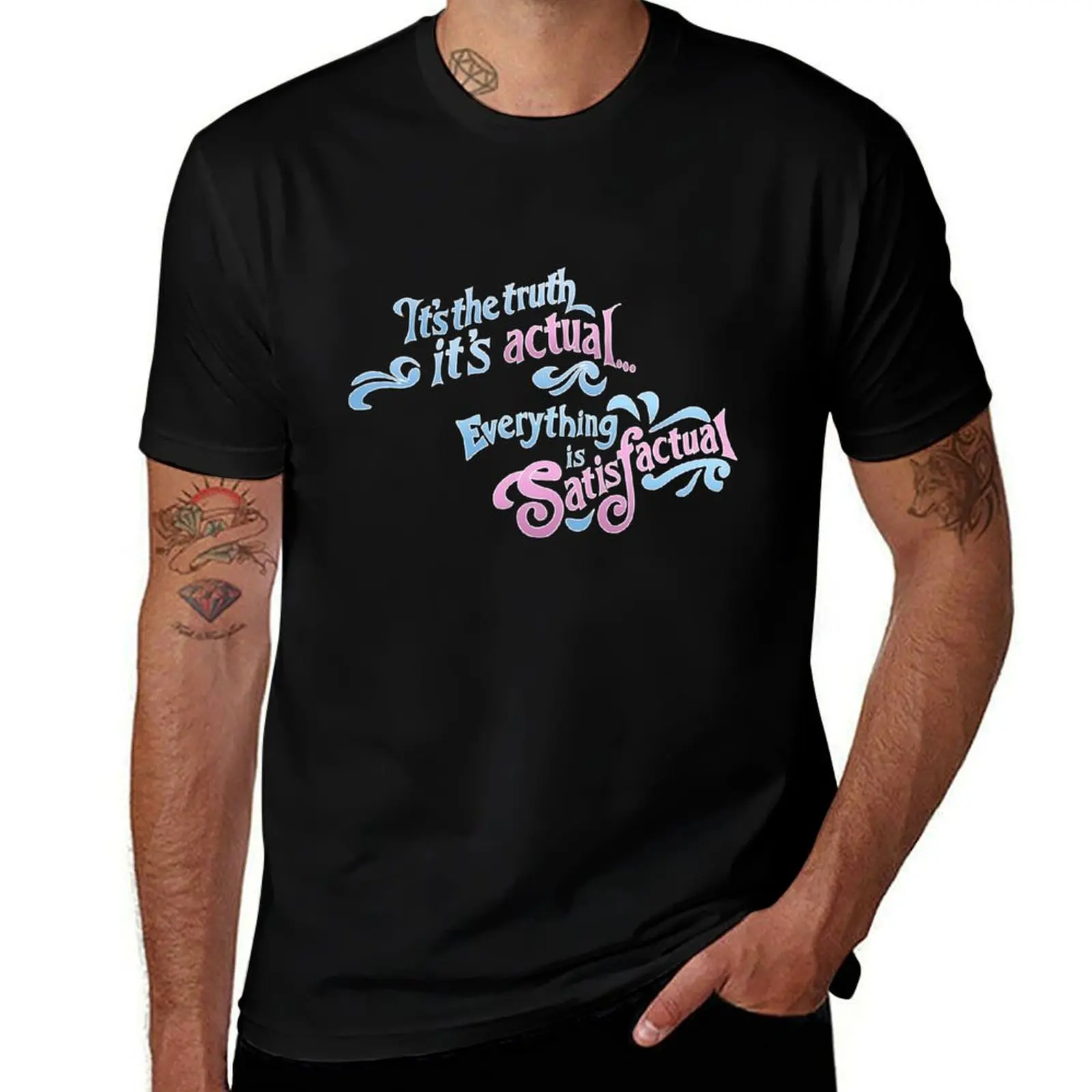 C'est la vérité, c'est réel... tout est satisfaisant ! T-shirt de travail à manches courtes