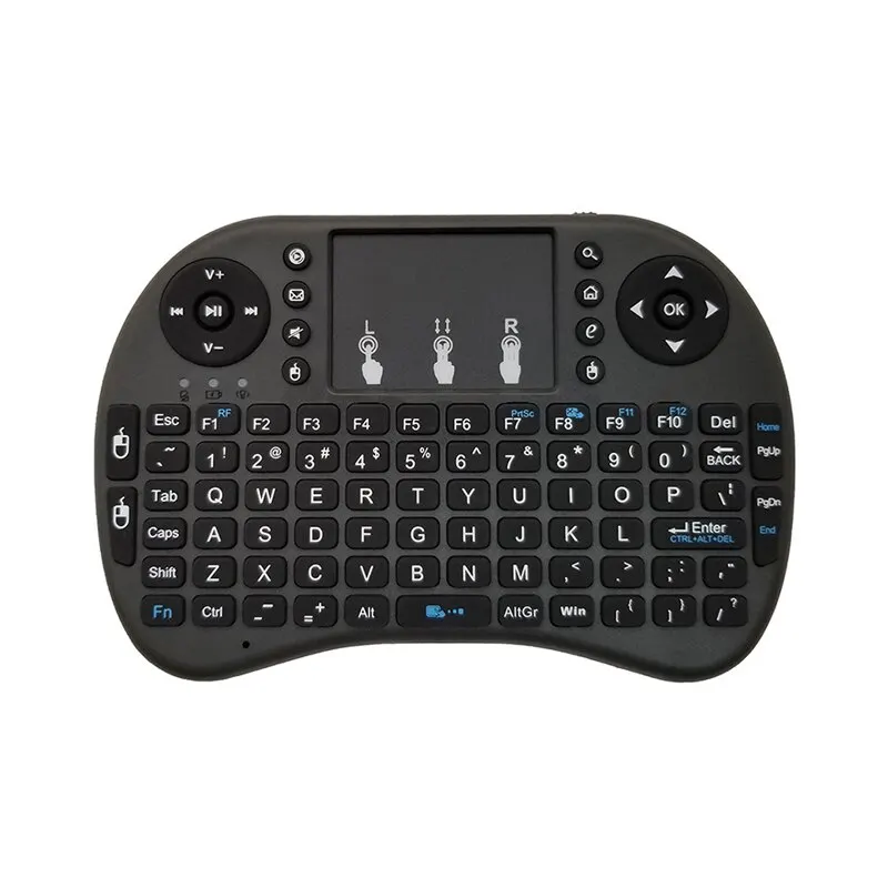 I8 Mini Wireless Keyboard 2.4G Air Mouse Remote Touchpad Use Dry Battery for Android TV Box PC Wireless Keyboard