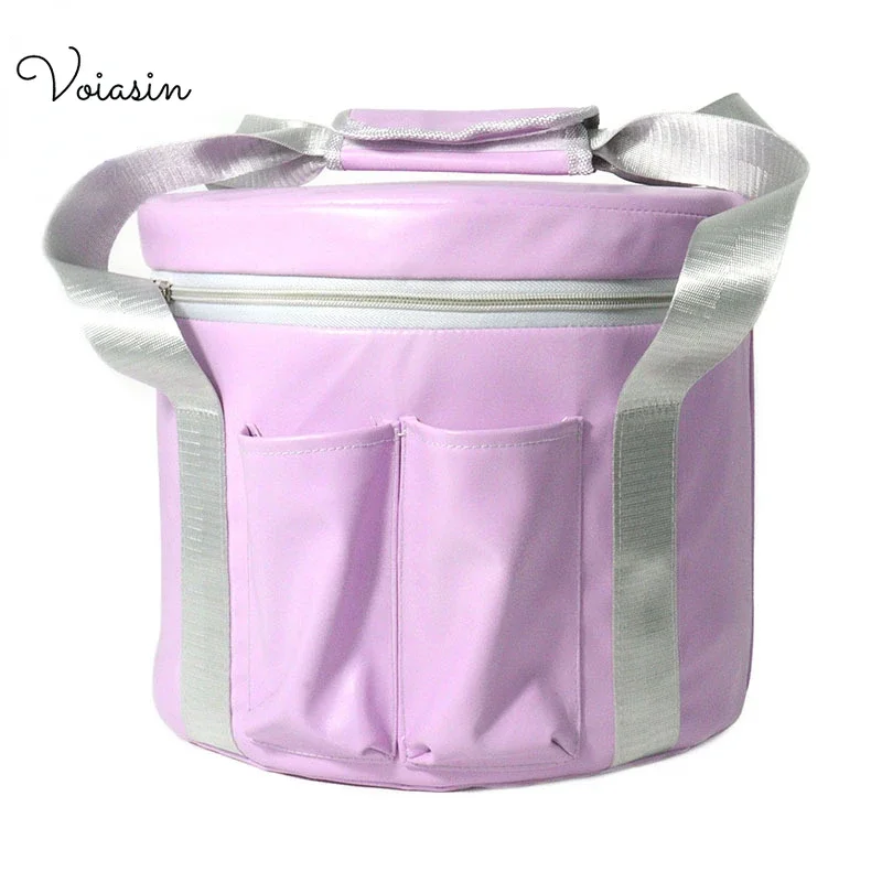 Pink and Blue Carry Bag for Crystal Singing Bowl, Universal 7-14inch Professional Protection for Bowls Accessories