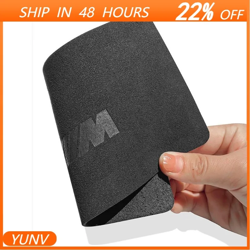 YUNV Leather Door Groove Mat For Ford Mondeo 2022 Cushion Gate Storage Slot Coaster Dust-proof Car InteriorS Sticker Pad Accesso
