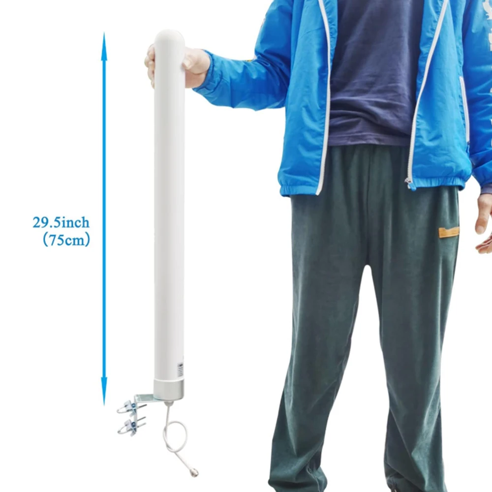 هوائي خارجي MIMO 4G LTE، متعدد الاتجاهات، 700-2700 ميجاهرتز، مع كابل 10 أمتار ومحول SMA/TS-9، يدعم جميع ناقلات الولايات المتحدة الأمريكية/كندا #3