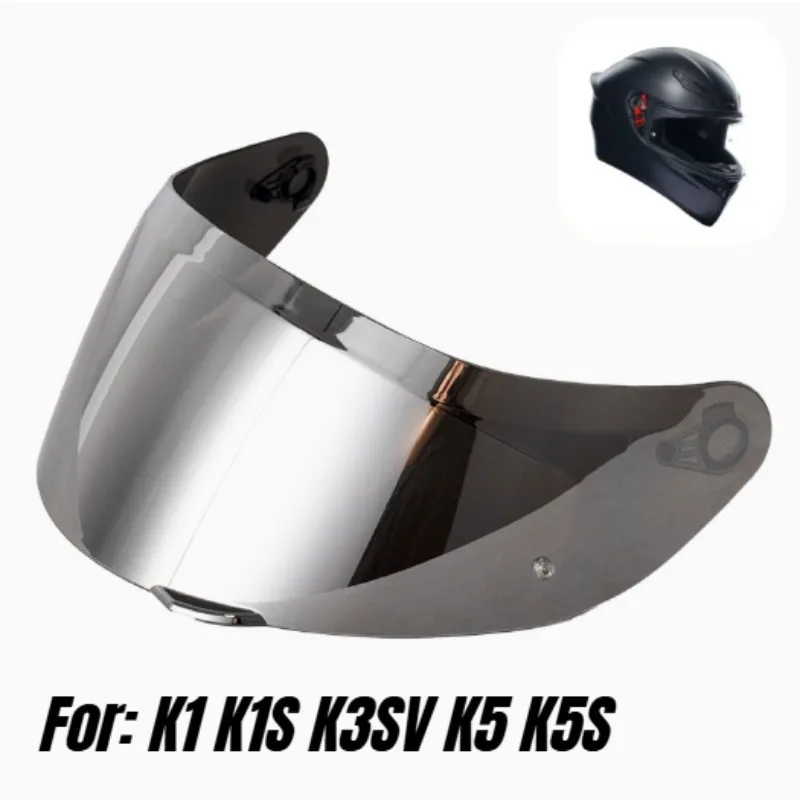 Motorcycle Helmet Visor UV‑Protective Replacement Shield for AGV K1 K1S K3SV K5 K5S 4