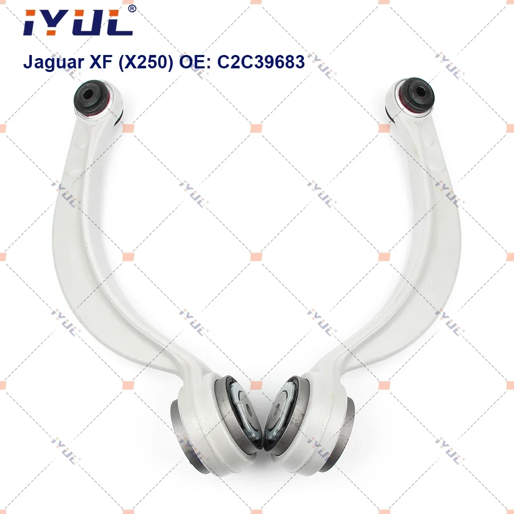 IYUL A Pair Front Lower Suspension Control Arm Curve For Jaguar XF X250 XJ X350 S-TYPE CCX C2C39683 C2C36868 C2C36013 C2C26835