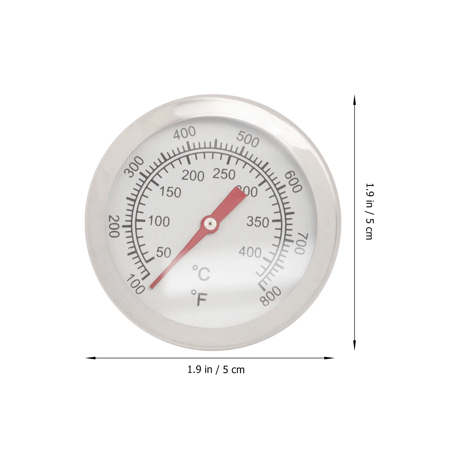 

Stainless Steel Oven Thermometer Easy Read Baking Thermometer Home Kitchen Grill Bbq Heat Resistant Temperature Gauge Cooking