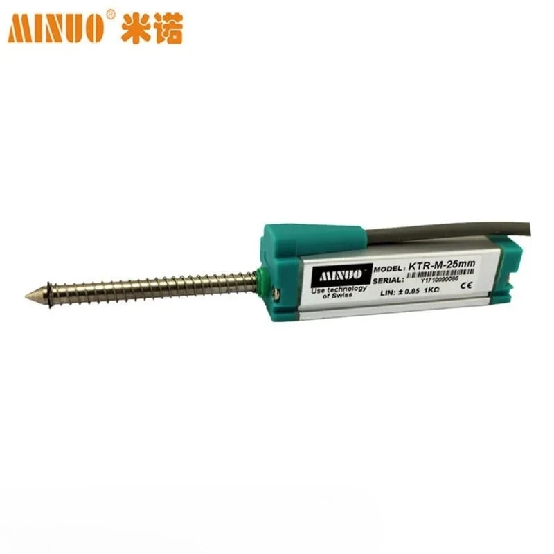 KTR-B-10 25 50 75 100mm spring self resetting electronic ruler position ruler