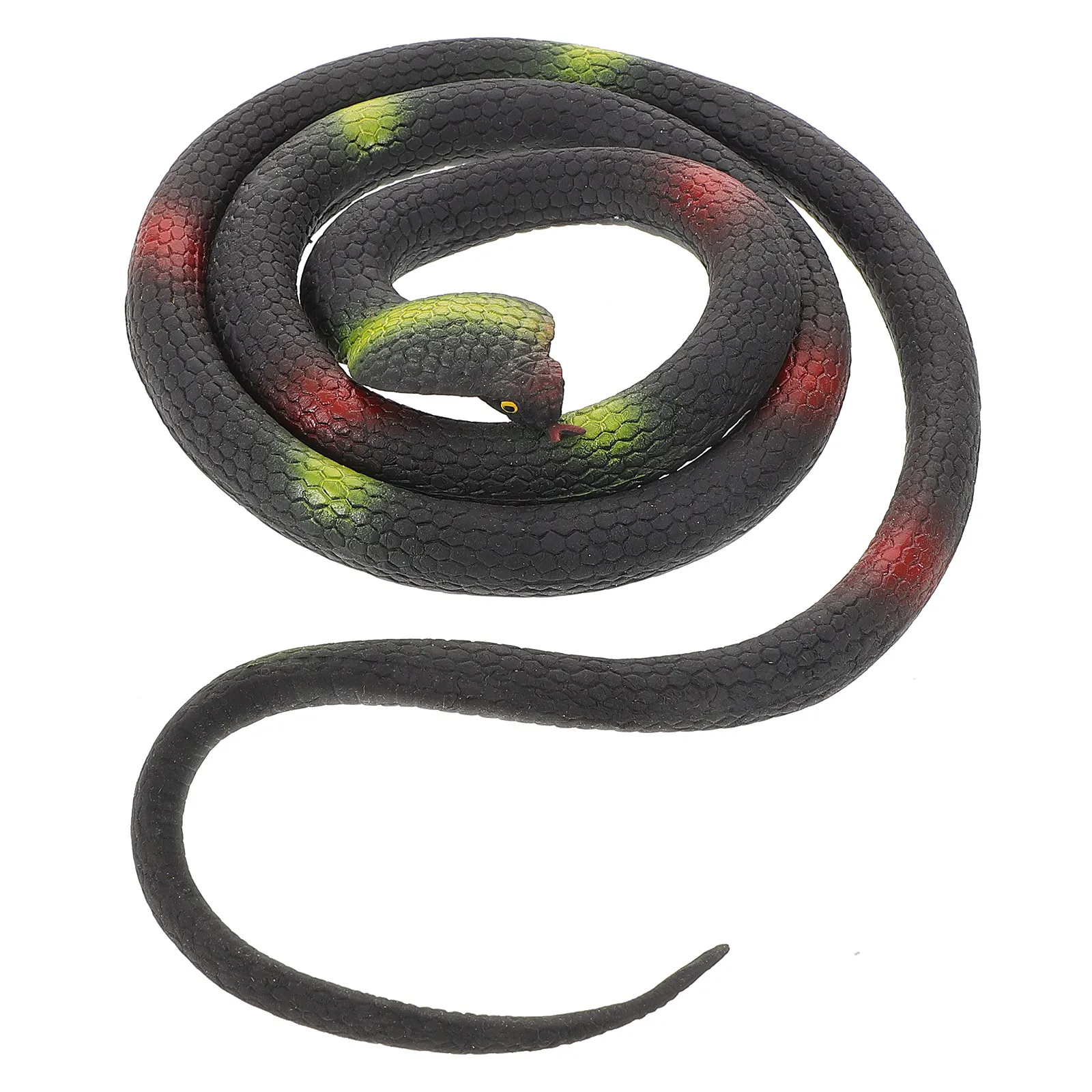 

Lifelike Artificial Snake Ornament for Home Garden Decor Halloween Prank Party Decoration Realistic Snake Figure Spooky Vibe