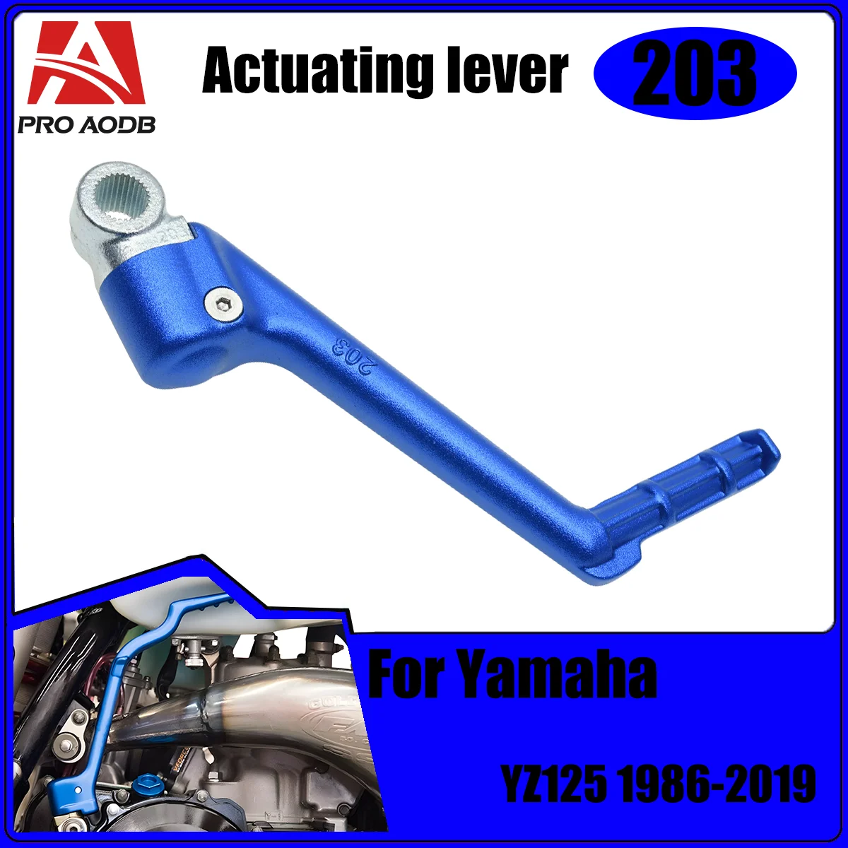 For Yamaha YZ450FX WR450F 2002-2023 YZ250X YZ250FX YZ450F YZ125 YZ250 YZ250F Motorcycle Forged Kick Start Lever Pedal Levers