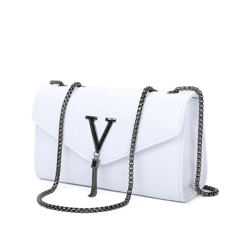 Luxury Handbags Women Bags Designer European Brand Crocodile Chain Shoulder Crossbody Bags For Women Day Clutch Bolsa Feminina