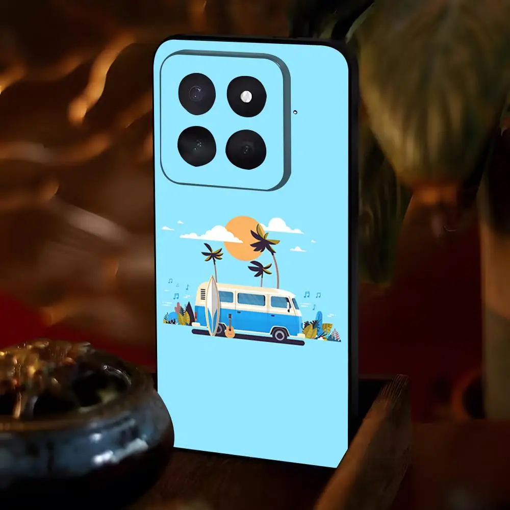 Capa de Silicone C-Combi VanS SurfS para Xiaomi 11 12 13 14 15 11i 11 5G 12X 14T Pro Ultra Lite