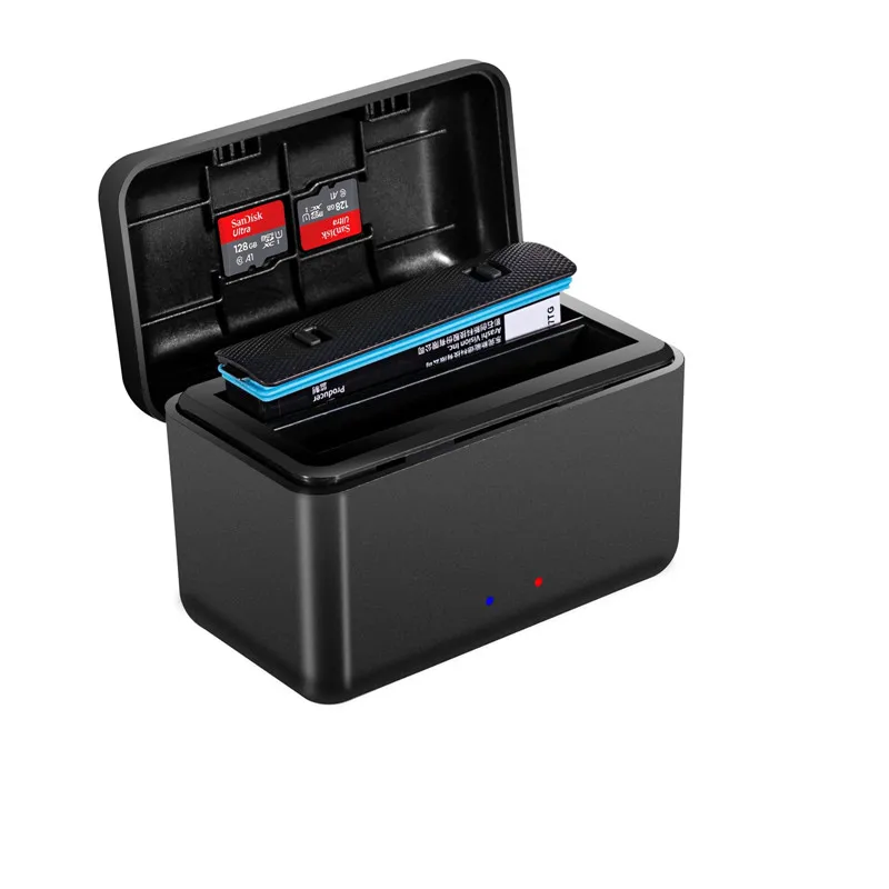 듀얼 채널 배터리 충전 카메라 액세서리, Insta360 X4 고속 충전 충전기 허브, Insta 360 X4 충전 케이스