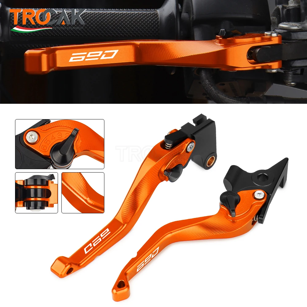 For KTM 690 Duke SMC SMC-R Enduro R 2015-2022 Motorcycles Handlebar CNC Brake Clutch Levers Adjustable