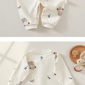 Baby Bodysuit and long-sleeved jumpsuit, newborn clothes, loungewear, clothes for girls and boys, 100 cotton 12 Main Sales Said Maternity for Boy - №9