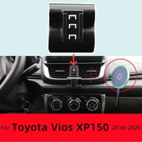 Magnetic Phone Holder For Toyota Vios XP150 2016-2020 2017 Wireless Charging Special Bracket Base MagSafe Cars Accessoires