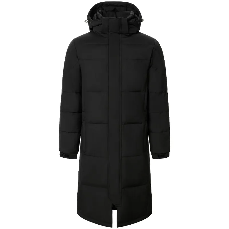 Neue Winter Männer Mit Kapuze Lange Puffer Jacken Ente Unten Mäntel Hohe Qualität Männlichen Casual Warme Parkas Paare Outdoor Winddicht Jacken