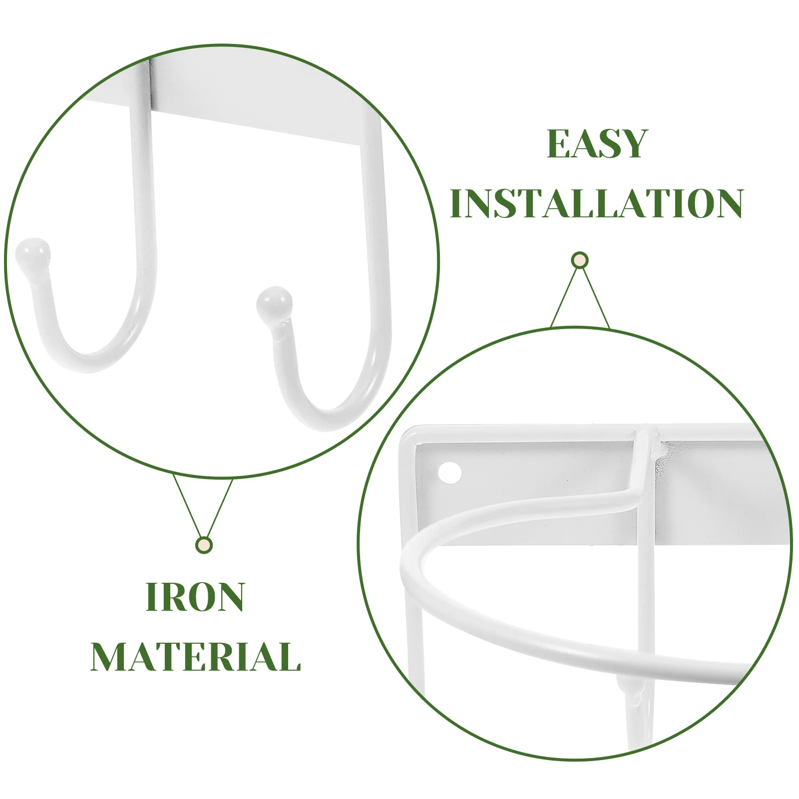 

Basketball Storage 3 Hooks Football Iron Material Wall Mount Home Gym Sturdy Balls Team