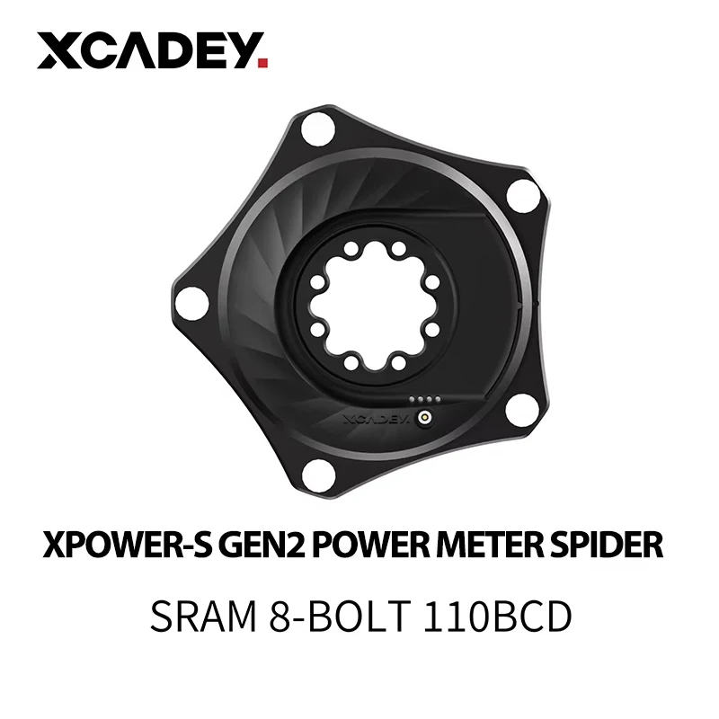 Xcadey-マウンテンバイク用のスパイダーパワーメーター,クランク