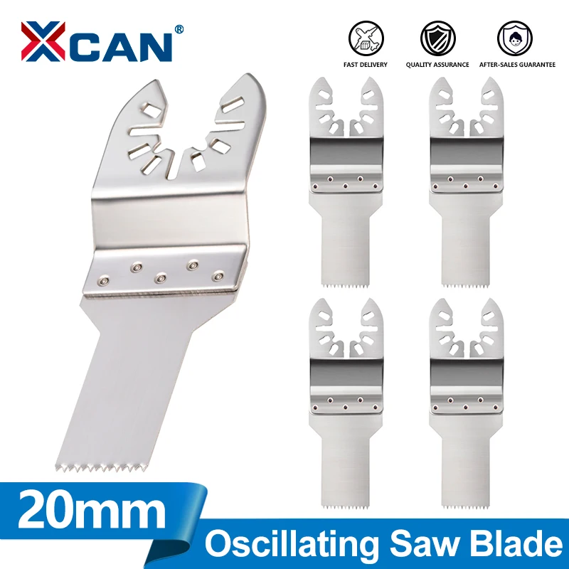 

XCAN Stainless Steel Oscillating Multitool Saw Blade 20mm Multitool Blades For Renovator DIY Power Tool Accessories