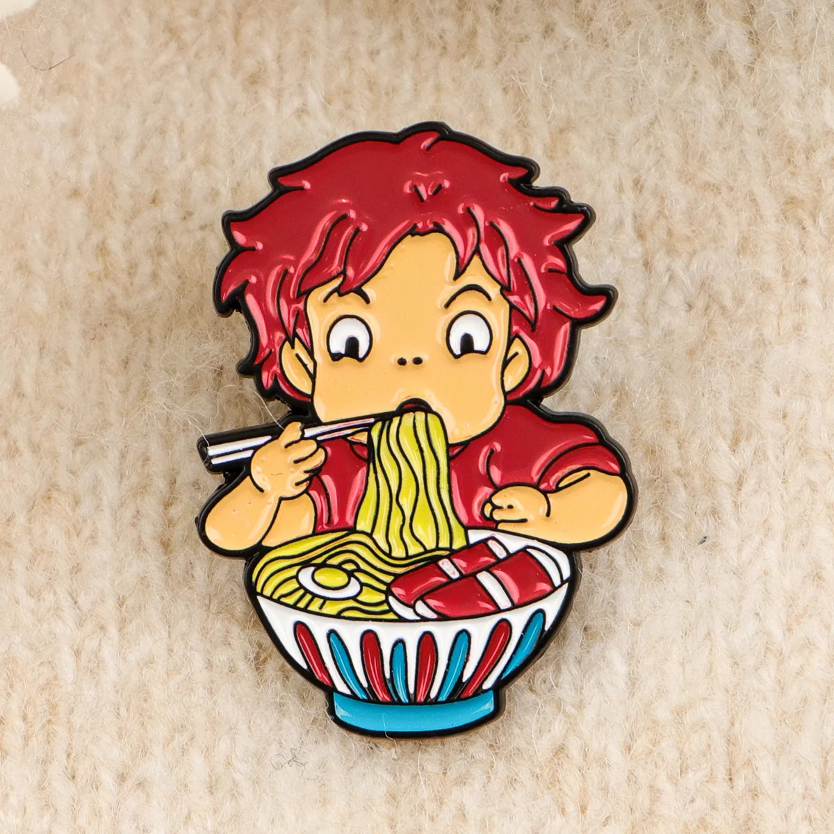 2er-Set Niedliche Anime-Fisch-Mädchen Emaille-Anstecknadeln für Rucksack, Damenbroschen, Hut- und Reversnadeln, Schmuck, Cosplay-Accessoires, Geschenke – Detail 5