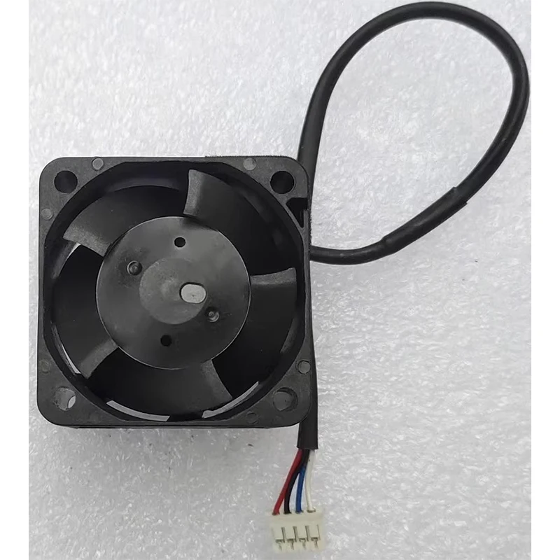 New original 4028 4CM fan 4-wire speed regulation double ball bearing DB04028B12U 12V 0.66A small 4P plug